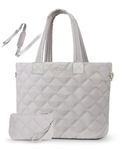 Sac fourre-tout matelassé grand compartiment sac léger femme