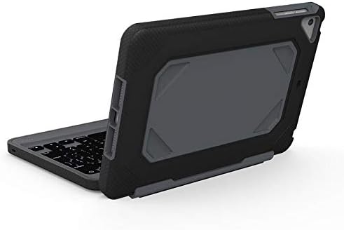 ZAGG Rugged Book - Durable Case and Bluetooth Keyboard for Apple iPad Mini 5 (7.9") - Charcoal