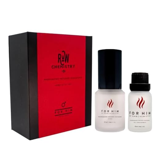 RawChemistry Pheromone Cologne Gift Set - Bold, Extra Strength Formula
