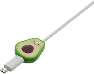 واقي كابل سيليكون من جي باور CB-085 مصمم على شكل افوكادو لطيف لحماية كابل الشاحن - متعدد الألوان