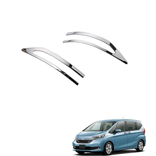 バックミラートリム適合ホンダ 新型 フリード GB系 FREED GB5/6/7/8 バックミラー モール ストライプ 2本 ステンレススチール カバー トリム