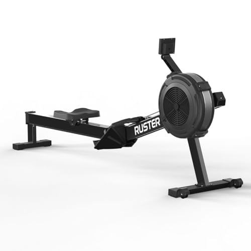 RUSTER Máquina de Remo Plegable para Casa – 10 Niveles Resistencia, Pantalla LCD y Diseño Ergonómico – Remo Profesional para Fitness en Casa y Gimnasio