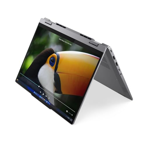 Image of LENOVO ThinkBook 14 2-in-1 G5 IAU Business Laptop, 2025, 14 inch 1920x1200 Touch, Intel-12 Core Ultra 7 255U, 64GB DDR5, 8TB SSD, Win11 Pro, Backlit KB, Wi-Fi 6E, BT 5.3, Thunderbolt 4, 1080p Camera, Grey