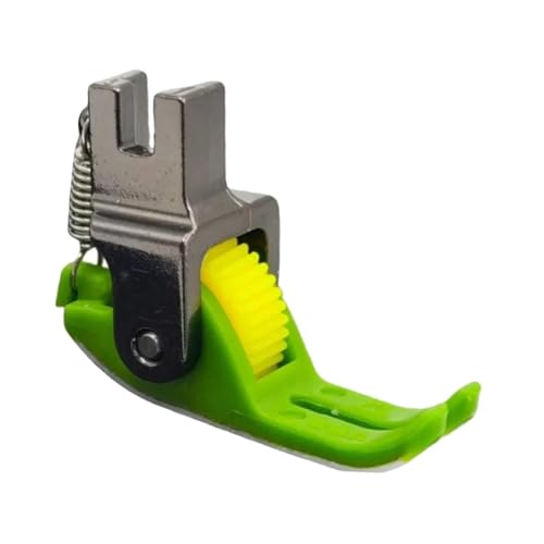 LeeQinersw Roller Presser Foot for Sewing Machine Attachments Narrow Wheel Presser Foot