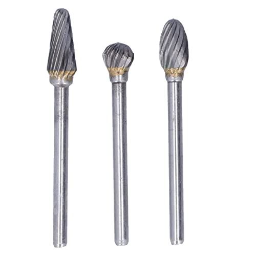 Set de 10 fresas rotativas de carburo de tungsteno miniatura 6