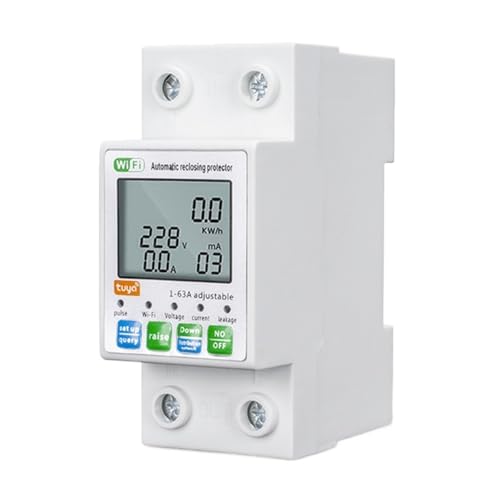 Protezione Di Richiusura Automatica Intelligente Contatore Energia Elettrica Misuratore Potenza Interruttore Automatico Da Perdite Controllo APP Facile Da Usare E Sicuro