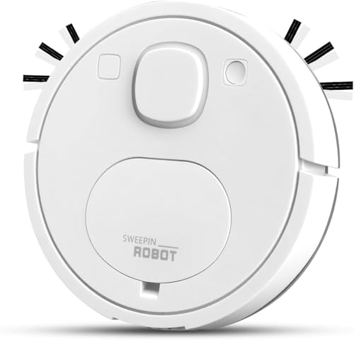 Robotic Vacuum Cleaner, Robot Vacuum and Mop,Slim aspiradora Robotic Vacuum Cleaner Design, Advanced Obstacle Avoidance,Tangle-Free Suction,Ideal for Hard Floor,Carpet,Pet Hair,One Click Start