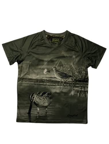  T-Shirt Caccia Beccaccia Benisport Maglia Tecnica Maniche Corte Verde Tg.XXL