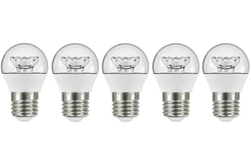 Image of LEDVANCE Osram 4.9 Watt E27- Dimmable- Led Lamp- Screw /Thread Type Lamp /Bulb- Round- Warm White 2700K- Pack of 5