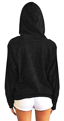 Muicy Womens Hoodies Mama Bear Shirt Casual Long Sleeve Tops Sweatshirts With Pockets (Xl, Black) #TOP1