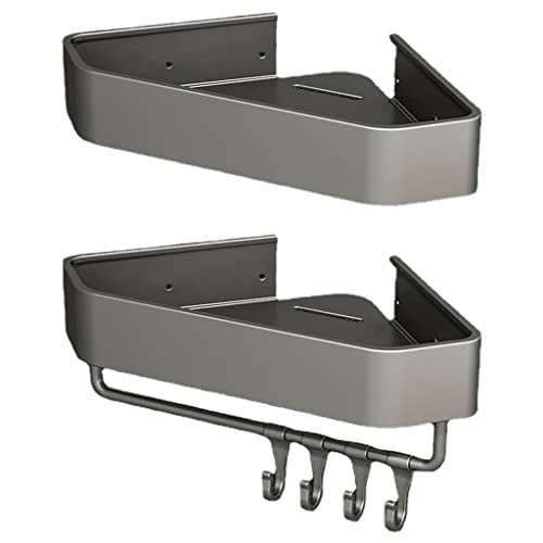 Cesta triangular de baño sin agujeros para evitar daños en azulejos 4