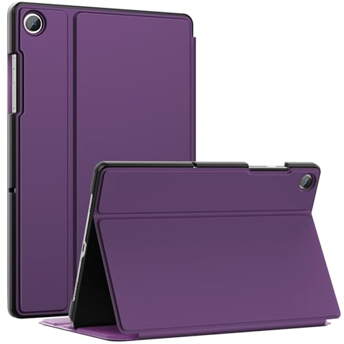 MoKo Case for Samsung Galaxy Tab A9 Plus 11-Inch 2023, Multi-Angle Viewing Slim Hard Back Shell Protective Cover Case with Auto Wake/Sleep for Galaxy Tab A9+ Tablet SM-X210/SM-X216/SM-X218, Purple