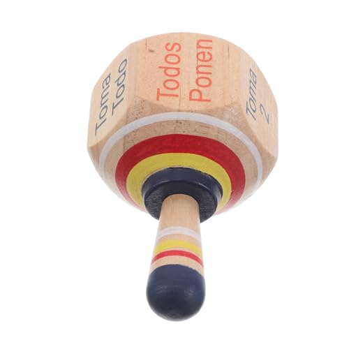 Totority Wood Craft Tops for Kids Wooden Gyro Toys Fidget for Adults Children Booster for Studying Work