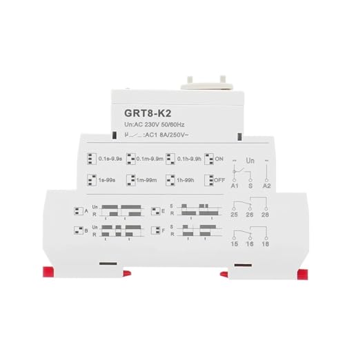 Relais temporisé numérique GRT8-K rail DIN pour programmation circuit - 2