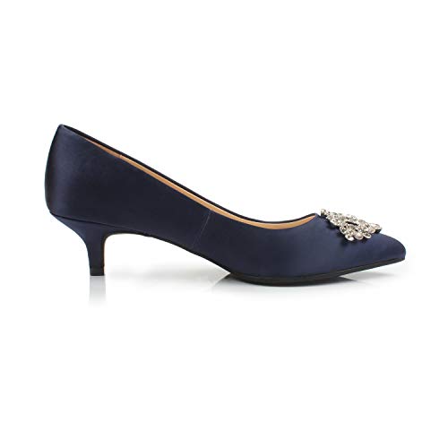 FOOTSELF Brink Women's Elegant Comfortable Kitten Heel Dress Pump Pointed Toe Wedding Party Shoe - Image 4