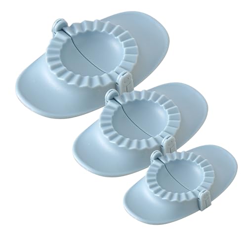 3 Piezas Molde Empanadillas, Molde de Clip para Bola de Masa, Dumpling Maker para Ravioli, Prensa Manual de Empanada, para Hacer Bolas de Masa Hervida, Pegatinas para Ollas