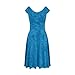 Women Elegant Bodycon Midi Dress V Neck Sleeveless Cocktail Party Dress Vintage Ruffled Hem Fashion Spring Clothes S-2XL Blue