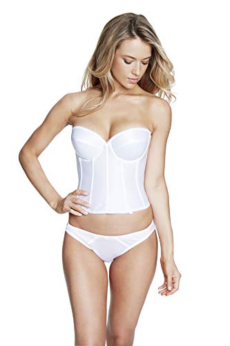 Dominique Smooth Satin Brasselette (34B White)