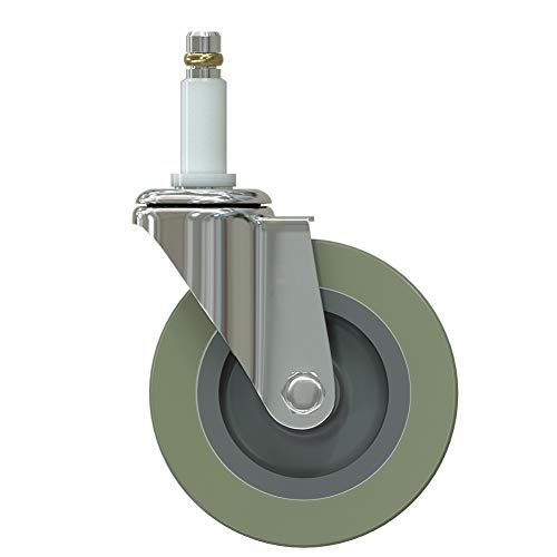 Roulettes pivotantes 100mm ultra fluides pour meuble lourd