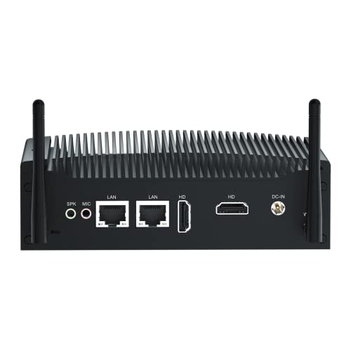 VENOEN Fanless Mini Industrial Computer Core I5 10210U, Fanless Mini Computer Industrial Dual - View #3