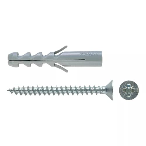 Preisvergleich Produktbild Fischer 2987018 Dübeln SV mit Schraube (50 Stück) 8 V