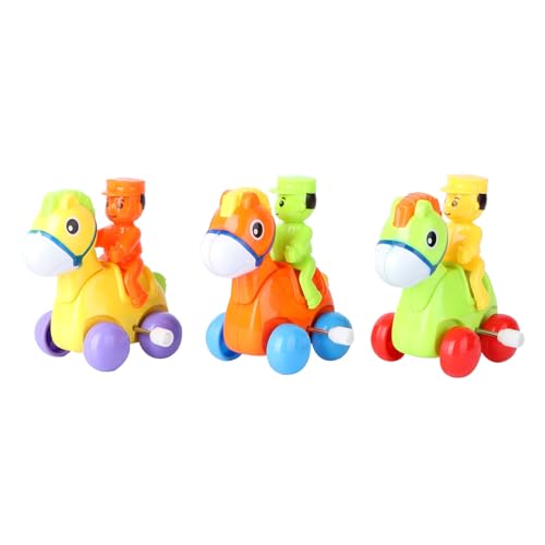 ibasenice 3 Piezas Juguete De Cuerda Juguetes De Cuerda De Auto Juguetes De Relojería Aparato De Relojería Juguetes De Cuerda a Granel Juguetes Coche De Juguete El Plastico