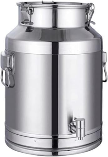 Pot à lait inox 6L étanche avec robinet de distribution - 2