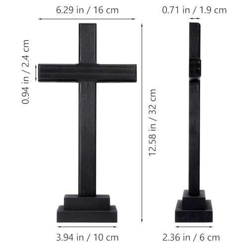 Cruz de madera que no se decolora para renovar la decoración de pared 2