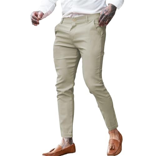 Pantalon été homme en sergé extensible coupe slim crayon
