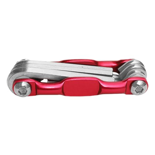 CENMOO Juego de multiherramientas, destornillador de llave, herramienta compacta Easy Cary, herramienta básica, herramienta plegable para bicicleta, juego de herramientas de reparación de bicicletas,