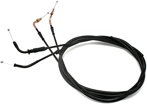 Motorcycle Throttle Cable Replacement Throttle Cable for OEM: 17910-KFR-700 17920-KFR-700 for Honda CN250 (Helix) 1986-2007