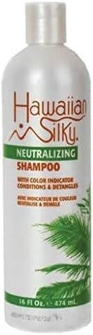 Hawaiian Silky no lye neutralizing shampoo, White, 8 Fl Ounce