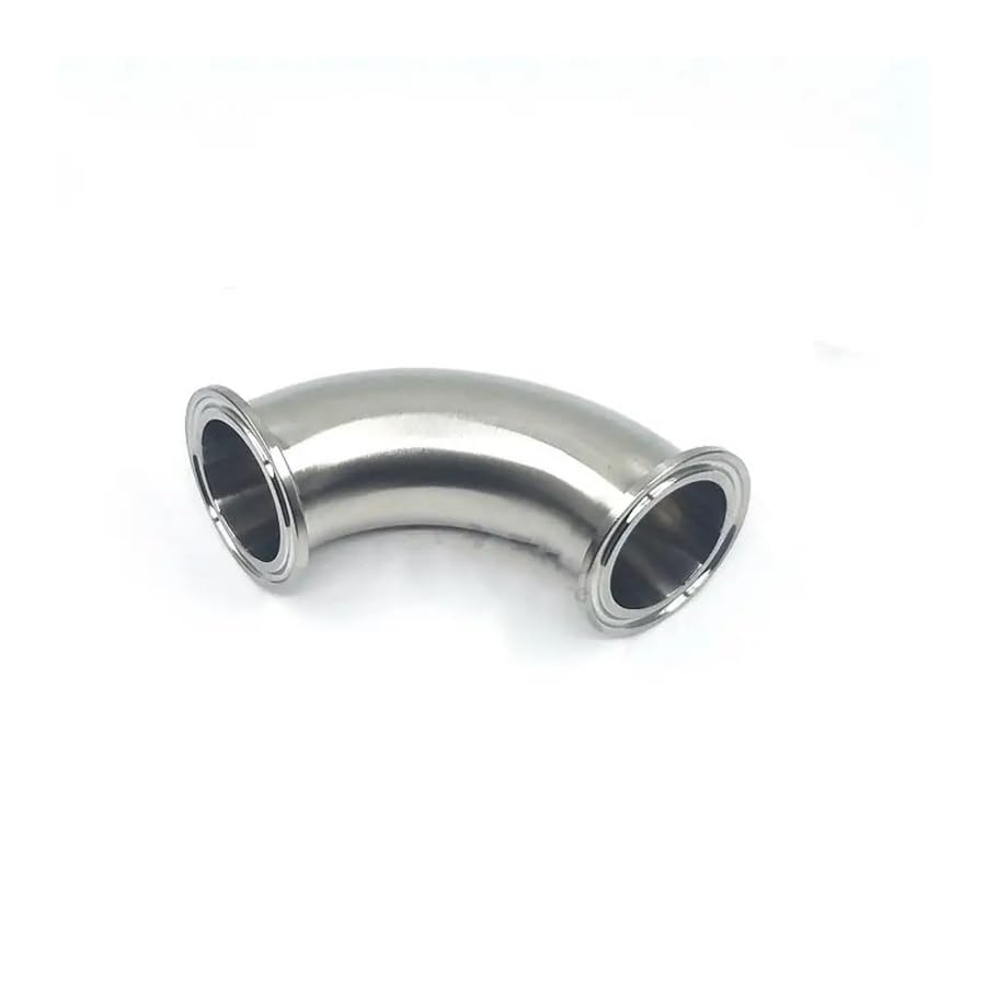 Codo 90 grados de 4" Tri Clamp para fontanería y tuberías de 102mm OD