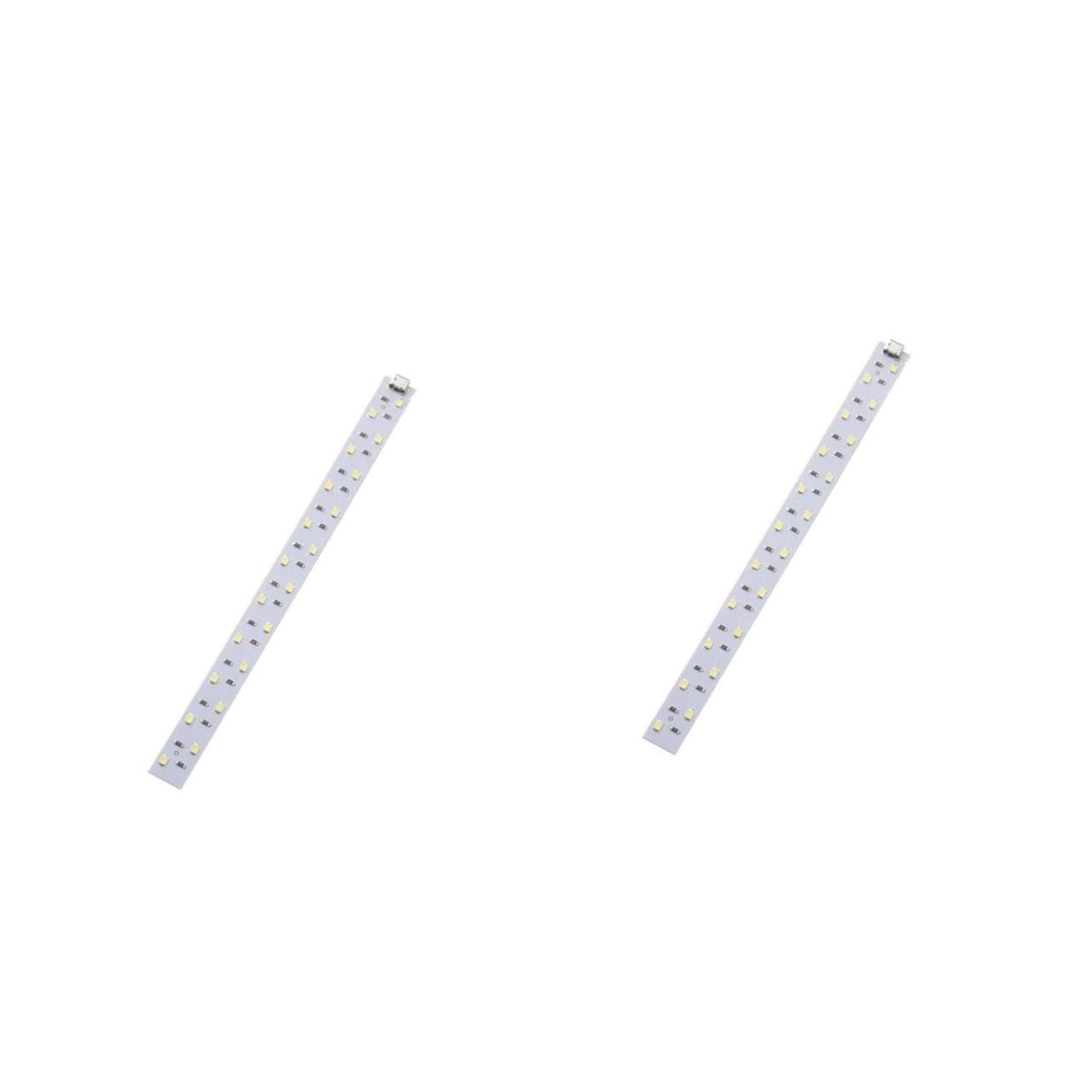 Lurrose 2 Pezzi Scatola Luce LED Portatile per Fotografia Striscia Luce per Studio Fotografico Accessorio Pratico per Oggetti e per Appassionati Fotografia