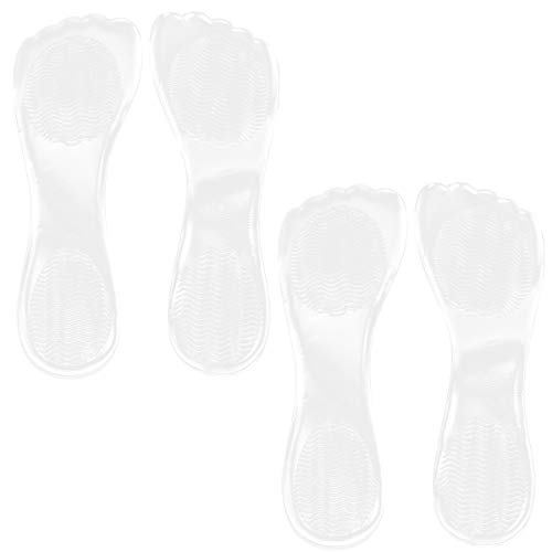 DOITOOL 2 pares de palmilhas antiderrapantes de silicone para pés terapêuticos, palmilhas de gel de