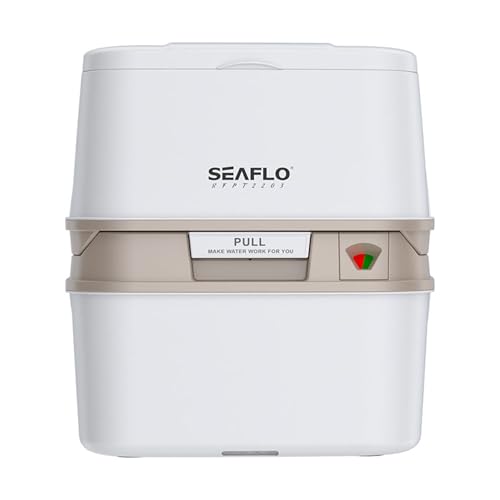 SEAFLO 22L Premium Portable Travel Toilet 4 Gallon Fresh Water
