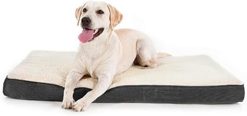 ベッドクッション犬用ベッド、ペットソファベッド洗えるふんわり犬寝たきり防水滑り止め老犬ケア床滑り防止通年使用冬/夏秋田犬中型犬大型犬多頭飼育