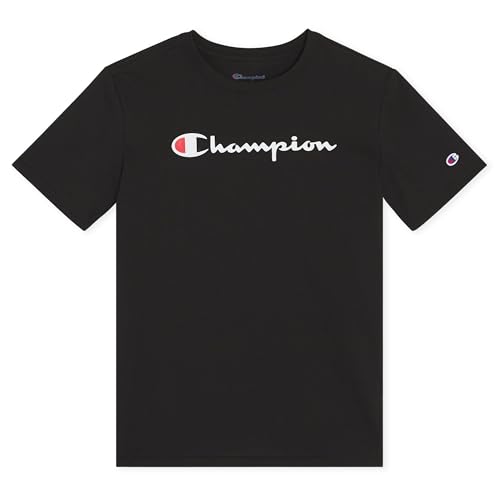 Champion Boys T-Shirt Short Sleeve Logo Tee Shirt for Boys