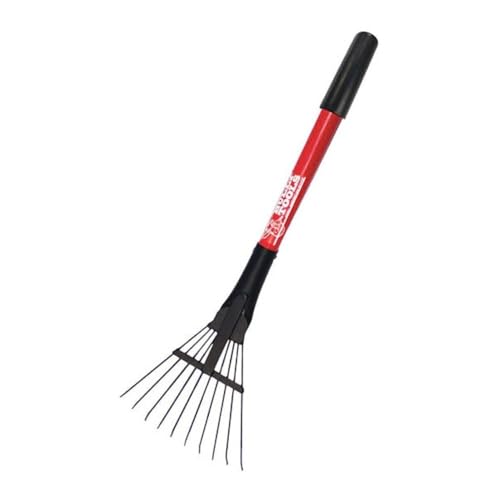 Rastrillo pequeño Bully Tools con mango de fibra 32 pulg miniatura 1