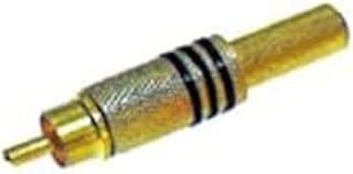 10 قطع قابس ار سي ايه ذكر - غلاف معدني