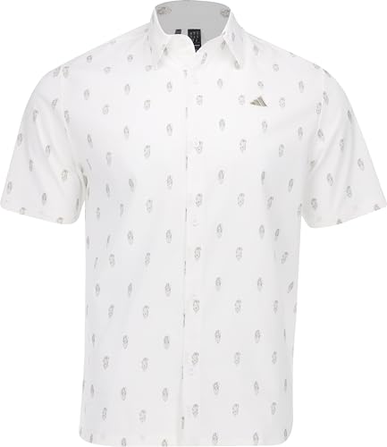 adidas Men's Go-to Resort Button Down Polo Shirt