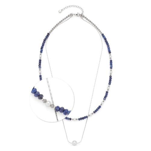 Collier en acier inoxydable argenté JEWELS by Leonardo aux finitions de haute qualité