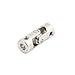 Aexit 4mm to Electrical equipment 3.175mm Inner Dia Rotatable Universal Steering Shaft U Joint Coupler