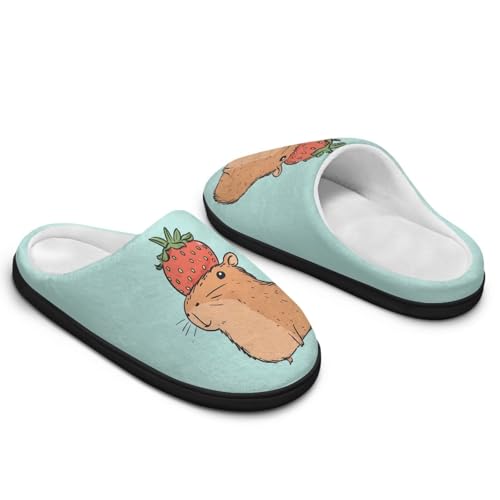 Fuzzy Slippers for Women Men Warm Fluffy Plush House Slippers Lightweight Non-slip Home Shoes Comfy Bedroom Slippers Cartoon Slippers4