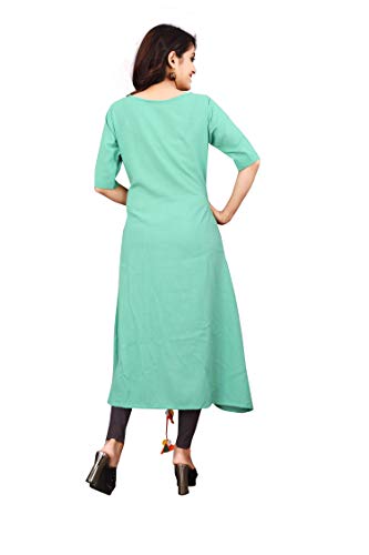 Image of Leriya Fashion Women's Cotton Anarkali Kurta