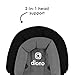 Diono Cuddle Soft 2-Pack 2-in-1 Baby Head Neck Body Support Pillow for Newborn Baby Super Soft Car Seat Insert Cushion, Perfect for Infant Car Seats, Convertible Car Seats, Strollers, Black Storm
