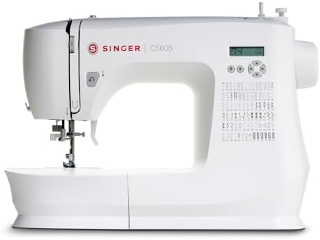 Máquina de Costura Eletrônica SINGER C5605 127V | 80 Pontos com 1...