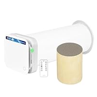 Turbionaire Trend HRV 150 WMW Dezentrale Lüftungseinheit mit Wärmerückgewinnung (VMC), WiFi, Feuchtigkeitssensor, Fernbedienung, 8 Geschwind, Umkehrbarer Luftstrom,158 mm, Schlafmodus, Automatik