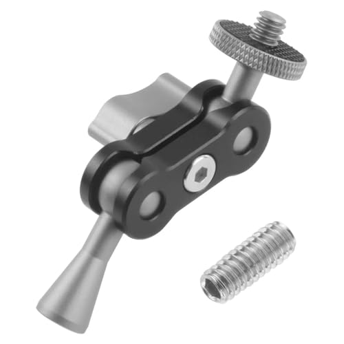 ݊܂ SLRJAOrɑΉ - ~j_u{[wbh}WbNA[ 1/4C`lW CNC 1.5kgω׏d LEDCg/}CN/j^[p