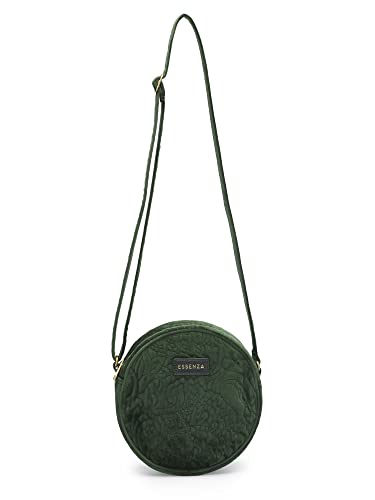 Preisvergleich Produktbild ESSENZA Schultertasche Reese Velvet Uni Polyester Grün, one size